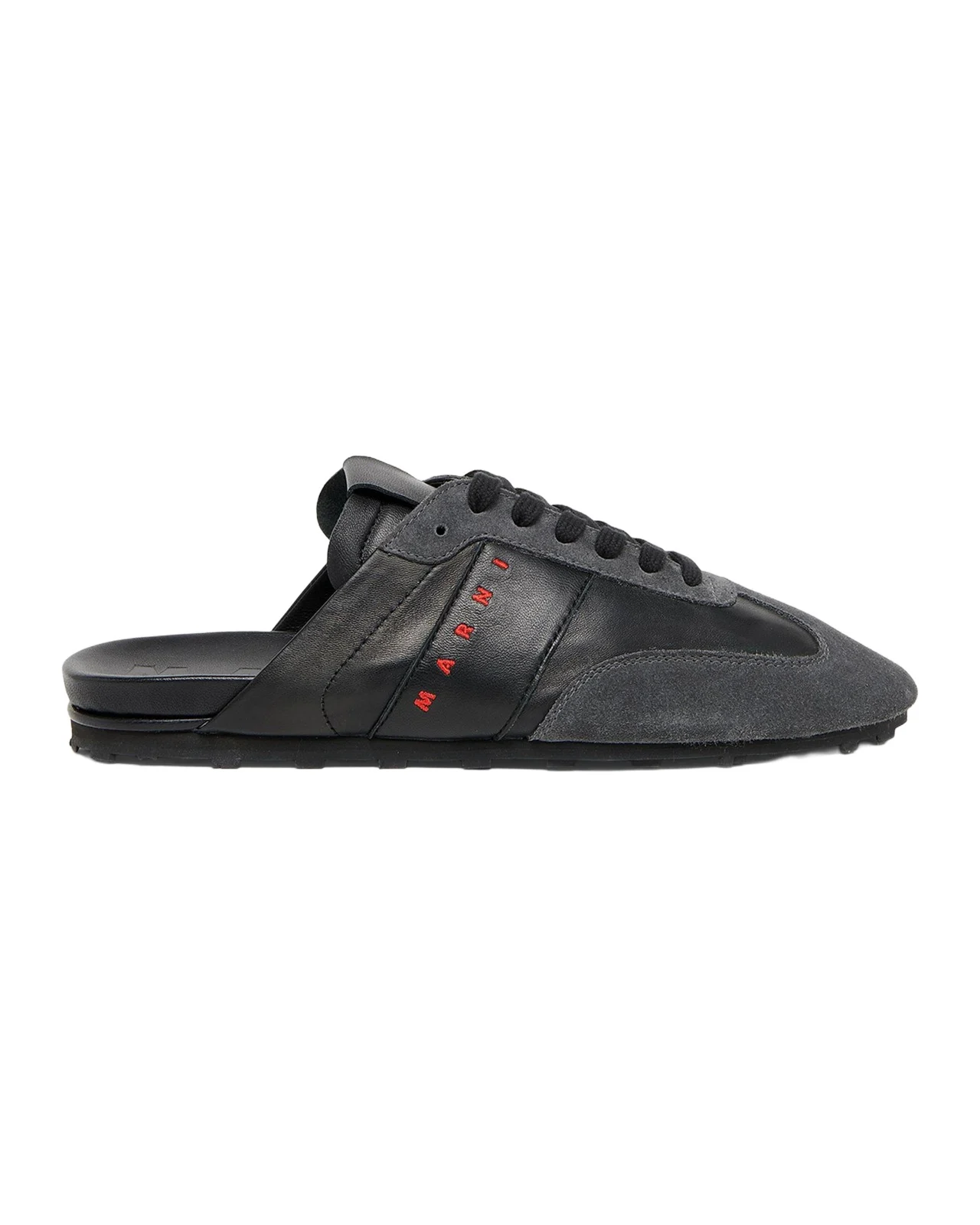 Men's Logo Leather Mules Men's Logo Leather Mules