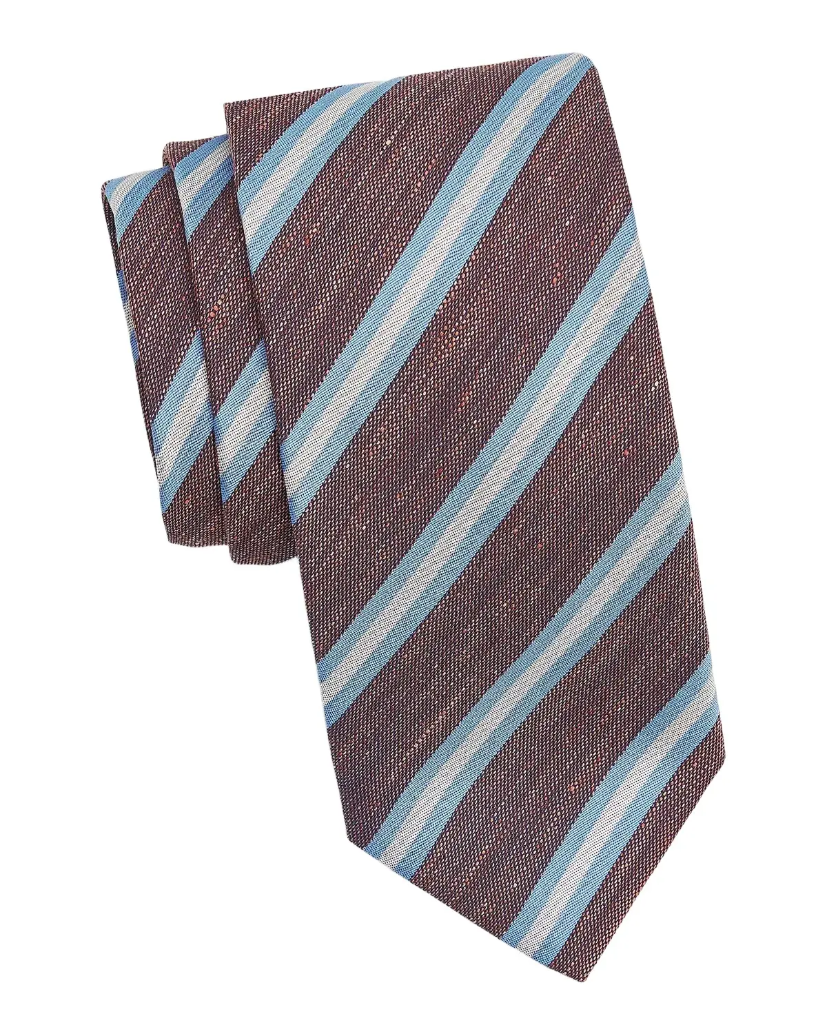 Canali Men's Striped Woven Silk Tie