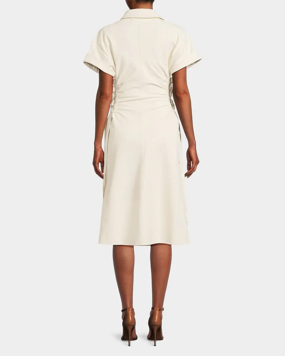 Undra Celeste Loki Lace-Up Polo Midi-Dress | Thumbnail 3 Undra Celeste Loki Lace-Up Polo Midi-Dress | Thumbnail 3
