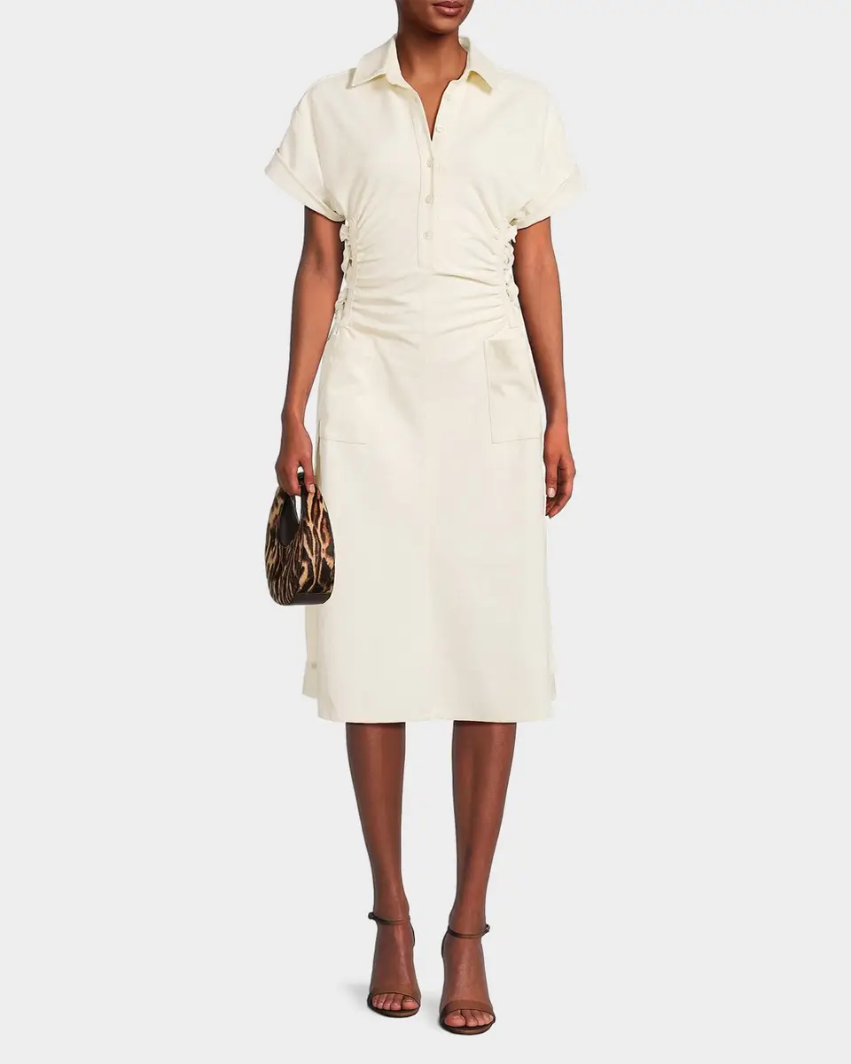 Undra Celeste Loki Lace-Up Polo Midi-Dress | Thumbnail 4 Undra Celeste Loki Lace-Up Polo Midi-Dress | Thumbnail 4