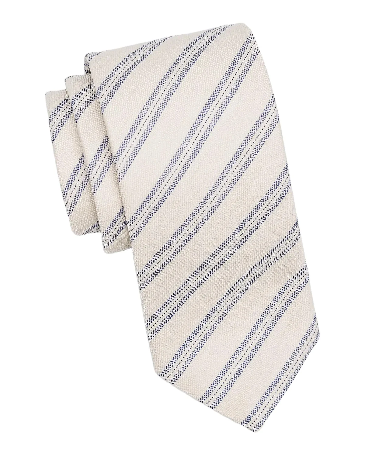 Canali Men's Striped Woven Silk Tie
