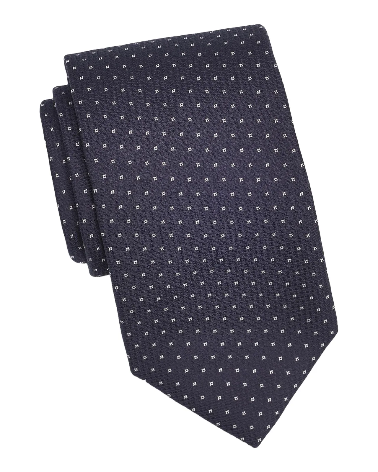 Canali Men's Light Square Silk Tie