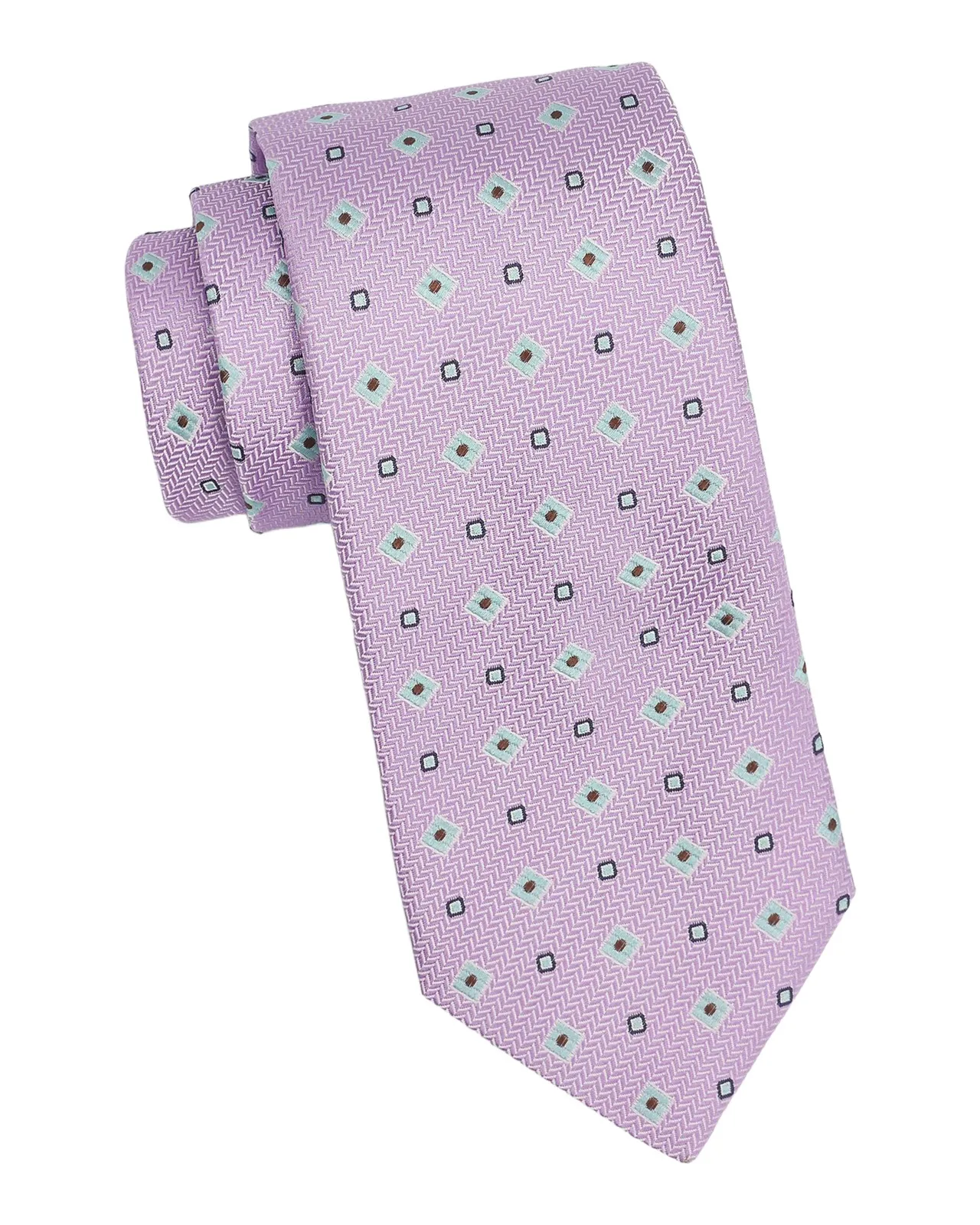 Canali Men's Medallion Woven Silk Tie