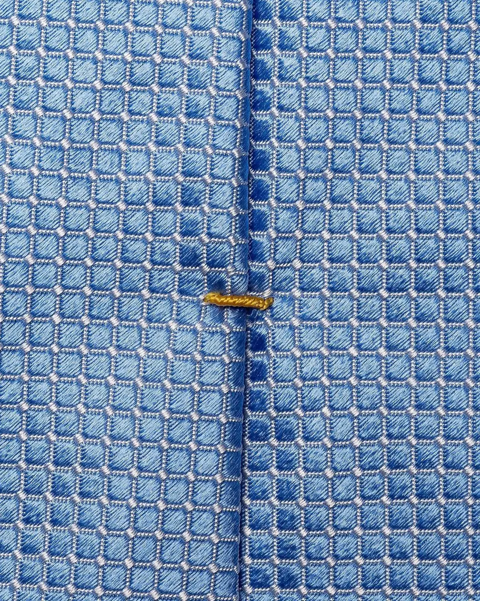 Eton Men's Geometric Silk Satin Tie | Thumbnail 4