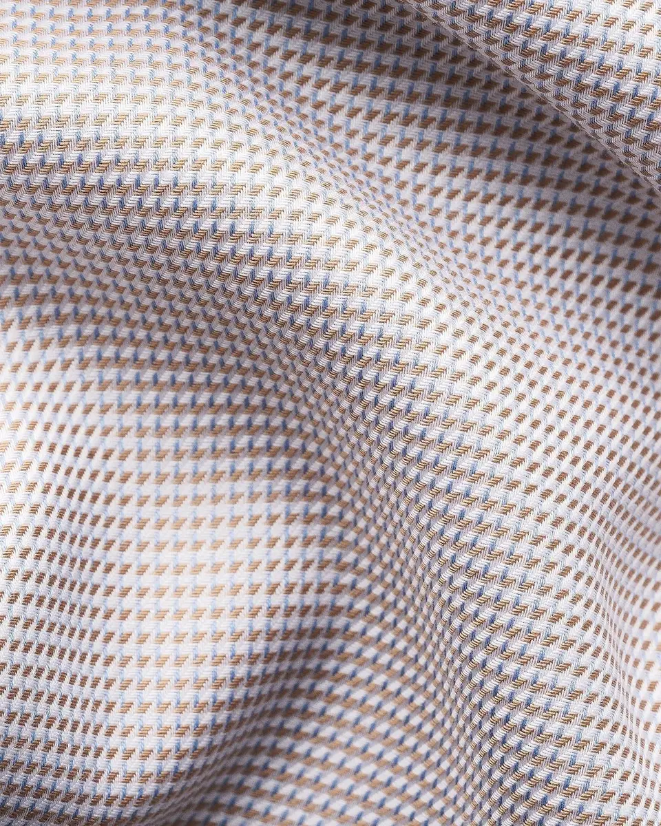 Eton Men's Houndstooth Contemporary-Fit Cotton Twill Shirt | Thumbnail 8 Eton Men's Houndstooth Contemporary-Fit Cotton Twill Shirt | Thumbnail 8