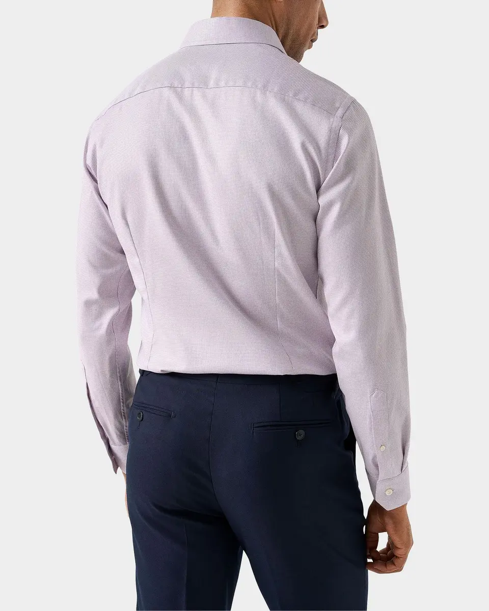 Eton Men's Slim-Fit Semi Solid Twill Shirt | Thumbnail 2 Eton Men's Slim-Fit Semi Solid Twill Shirt | Thumbnail 2