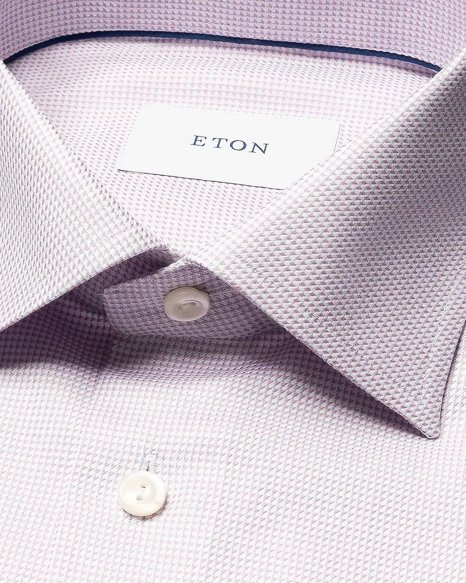 Eton Men's Slim-Fit Semi Solid Twill Shirt | Thumbnail 4 Eton Men's Slim-Fit Semi Solid Twill Shirt | Thumbnail 4