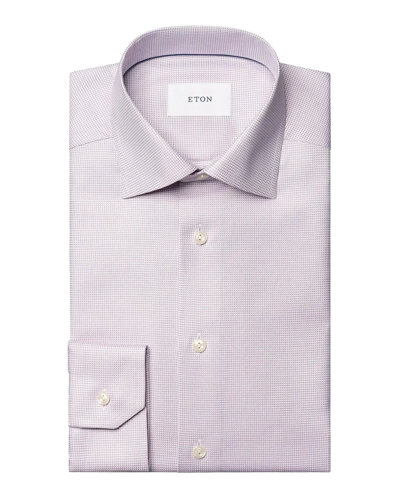 Eton Men's Slim-Fit Semi Solid Twill Shirt
