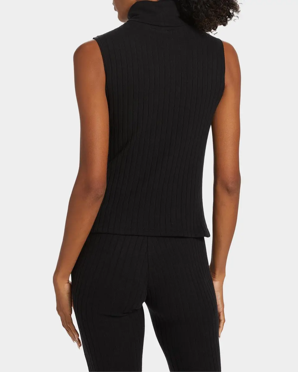 L'Agence Ceci Ribbed Turtleneck Top | Thumbnail 3