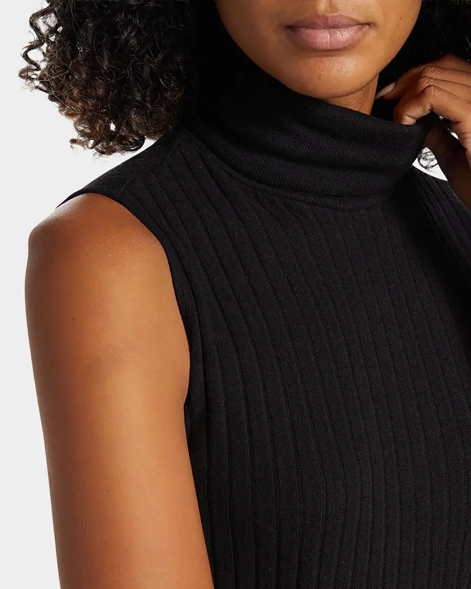 L'Agence Ceci Ribbed Turtleneck Top | Thumbnail 5