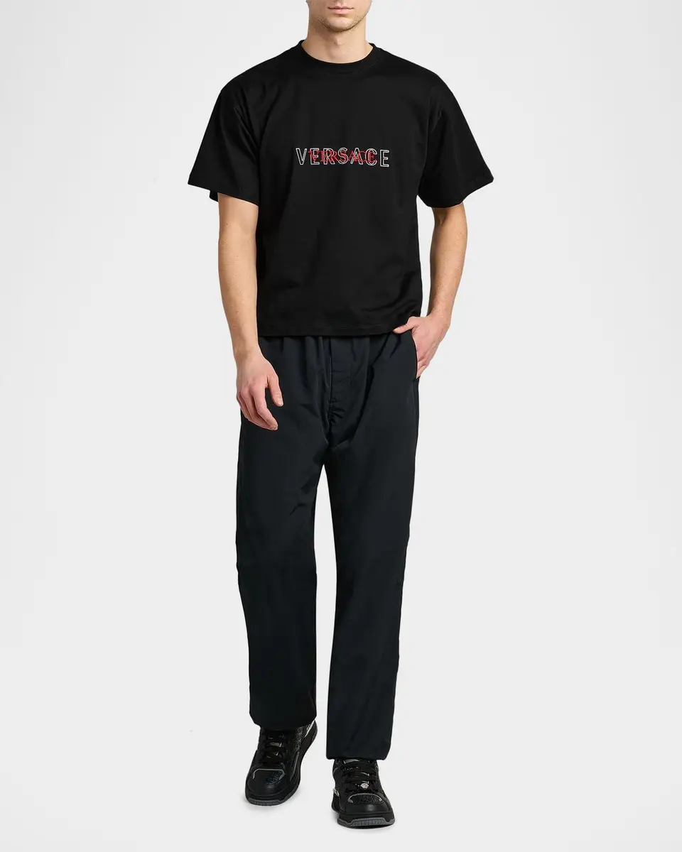 Versace Jeans Couture Soft Wrinkled Nylon Pants | Thumbnail 2 Versace Jeans Couture Soft Wrinkled Nylon Pants | Thumbnail 2