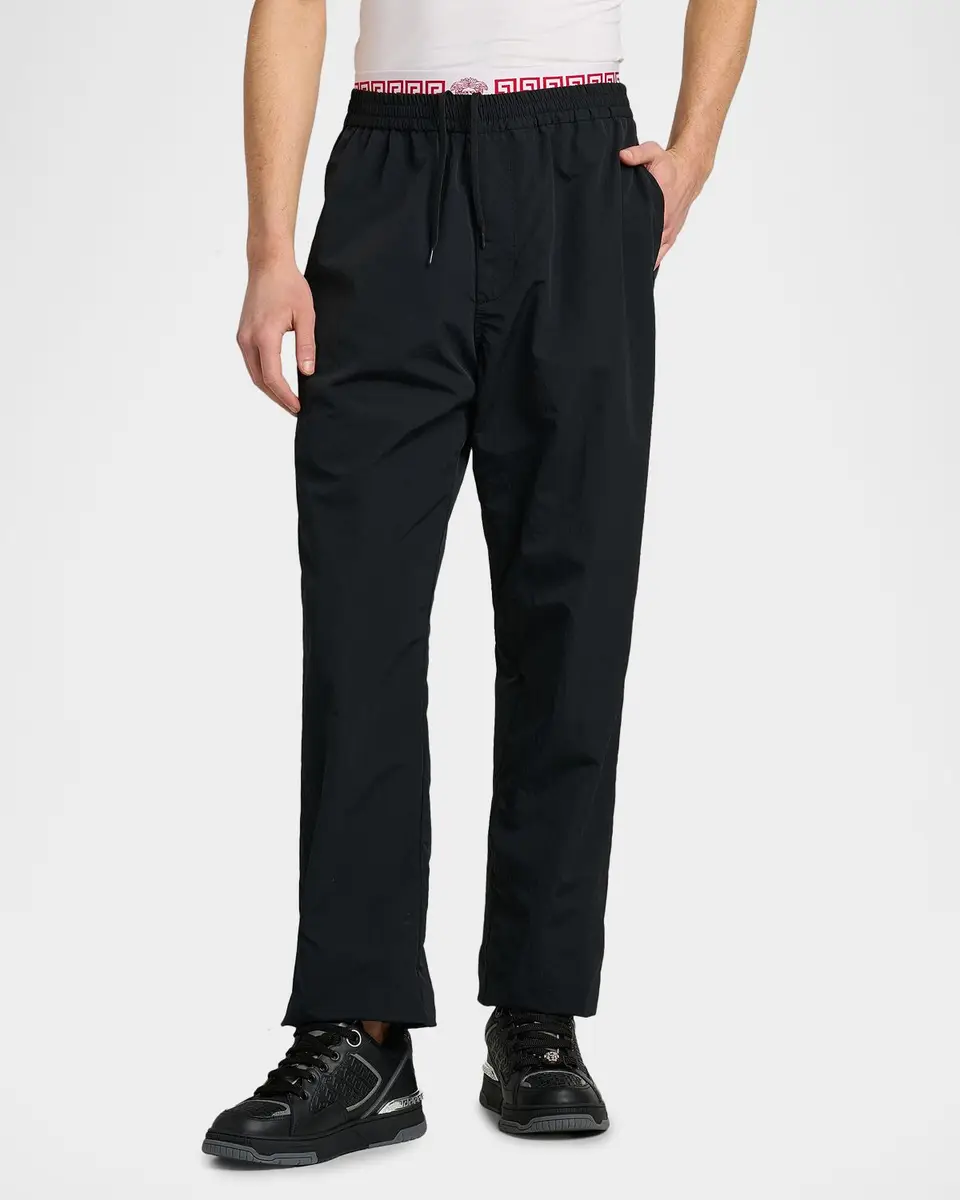 Versace Jeans Couture Soft Wrinkled Nylon Pants | Thumbnail 4 Versace Jeans Couture Soft Wrinkled Nylon Pants | Thumbnail 4