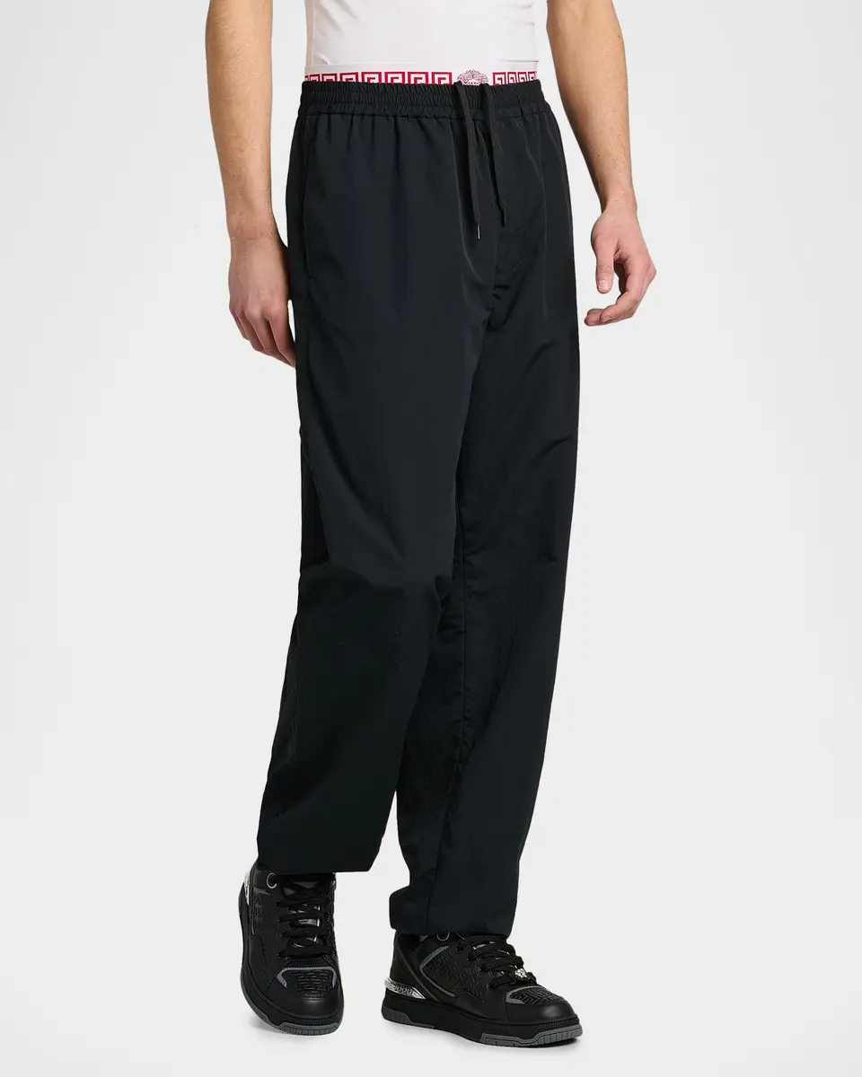 Versace Jeans Couture Soft Wrinkled Nylon Pants | Thumbnail 6 Versace Jeans Couture Soft Wrinkled Nylon Pants | Thumbnail 6