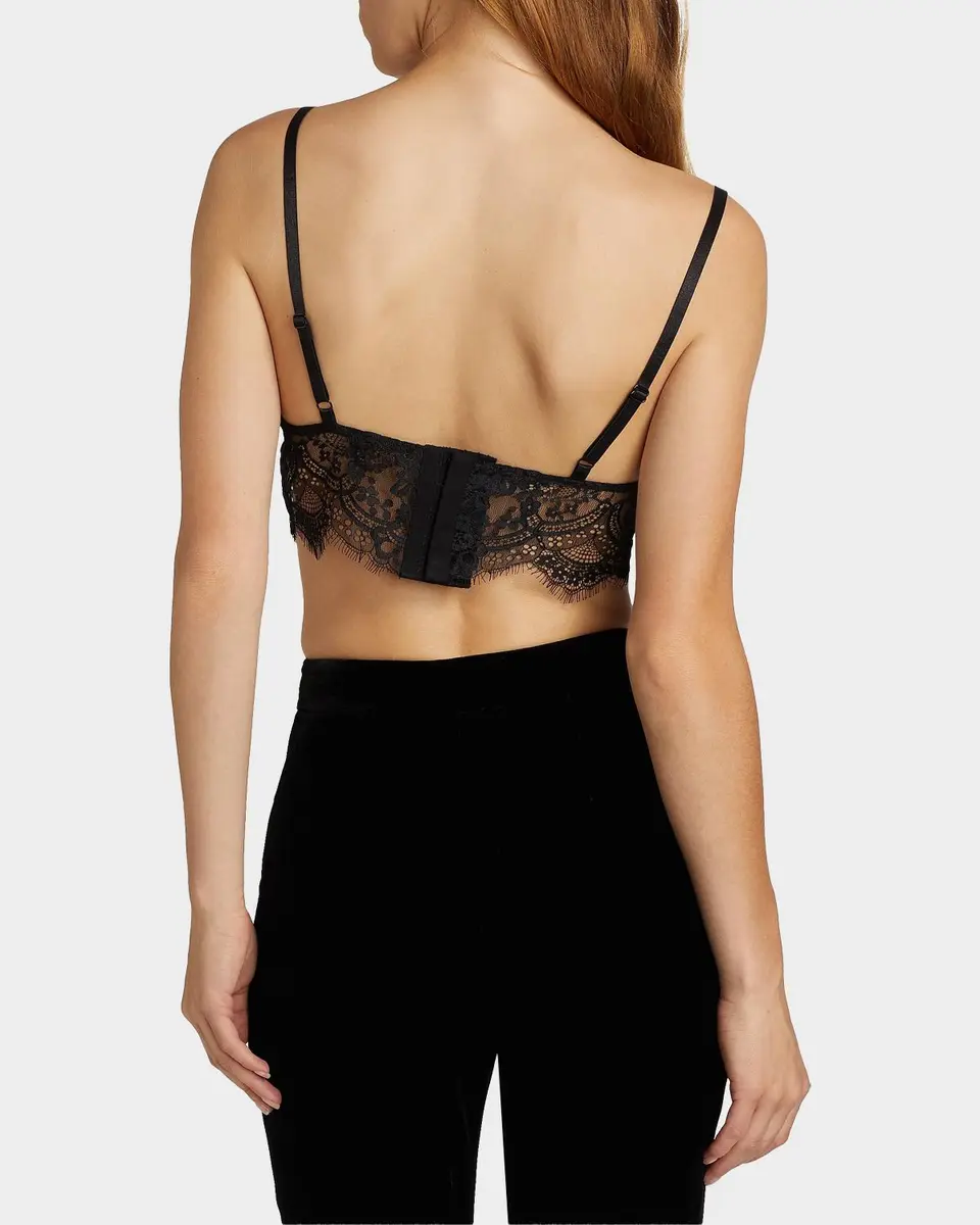 L'Agence Aislin Lace Bralette Top | Thumbnail 3
