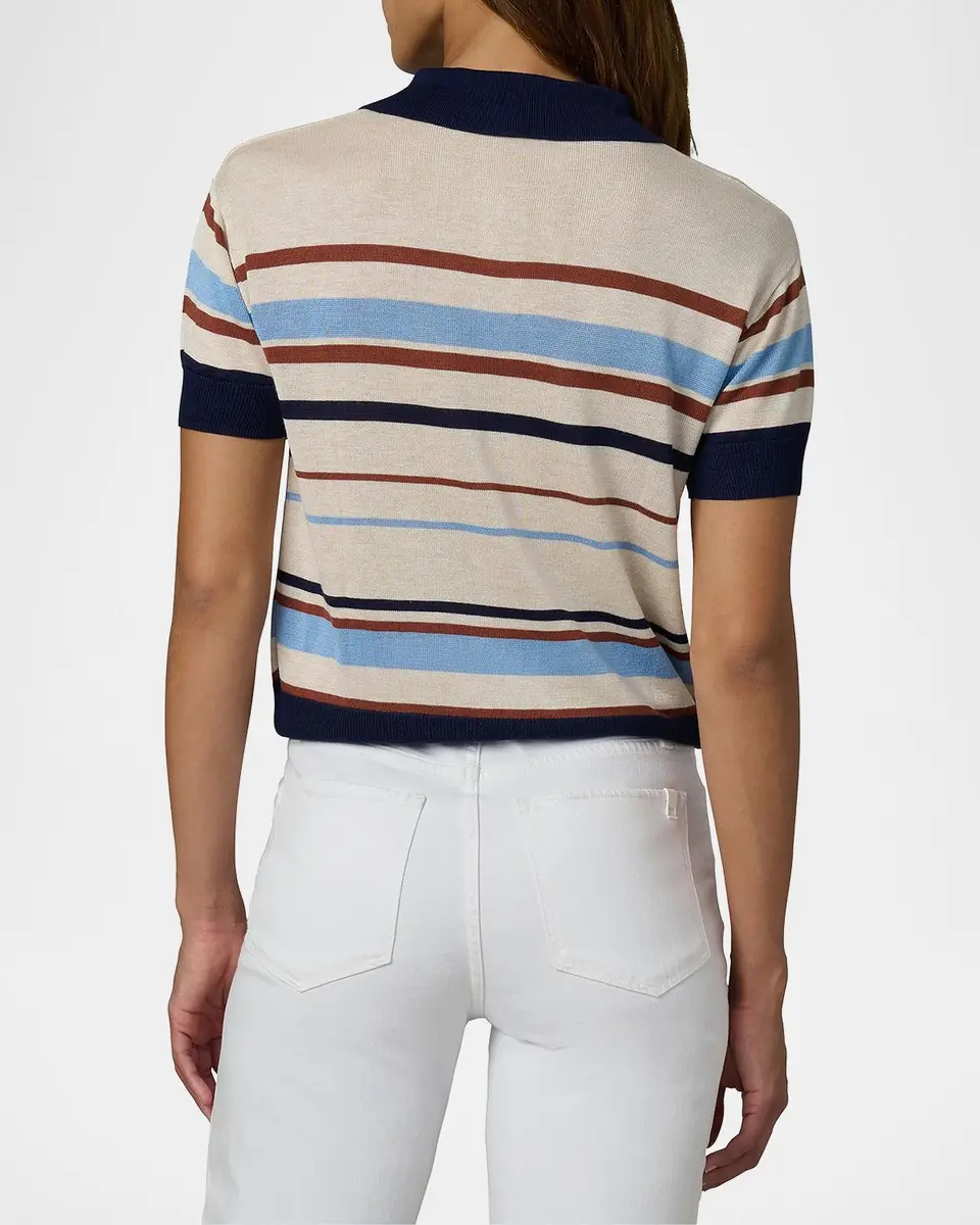 Joe's Jeans The Stella Striped Polo Sweater | Thumbnail 3