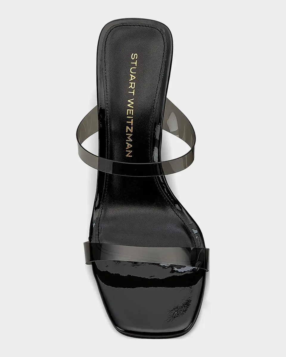 Stuart Weitzman Vinnie 100MM Lucite Wedge Sandals | Thumbnail 4 Stuart Weitzman Vinnie 100MM Lucite Wedge Sandals | Thumbnail 4