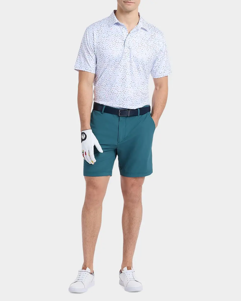 Robert Graham Men's Baybridge Dot-Print Polo Shirt | Thumbnail 2 Robert Graham Men's Baybridge Dot-Print Polo Shirt | Thumbnail 2