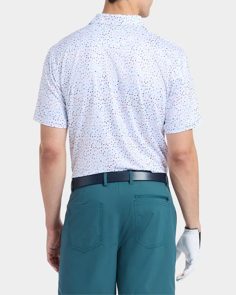 Robert Graham Men's Baybridge Dot-Print Polo Shirt | Thumbnail 3 Robert Graham Men's Baybridge Dot-Print Polo Shirt | Thumbnail 3