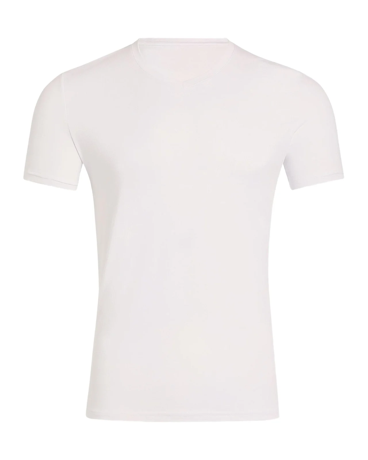 Commando Men's Premier Stretch-Cotton V-Neck Undershirt