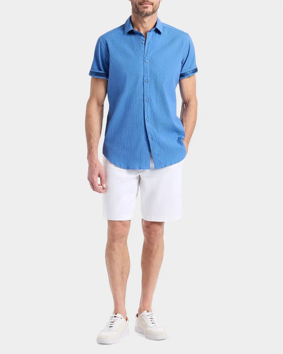 Robert Graham Thresher Seersucker Short-Sleeve Shirt | Thumbnail 2