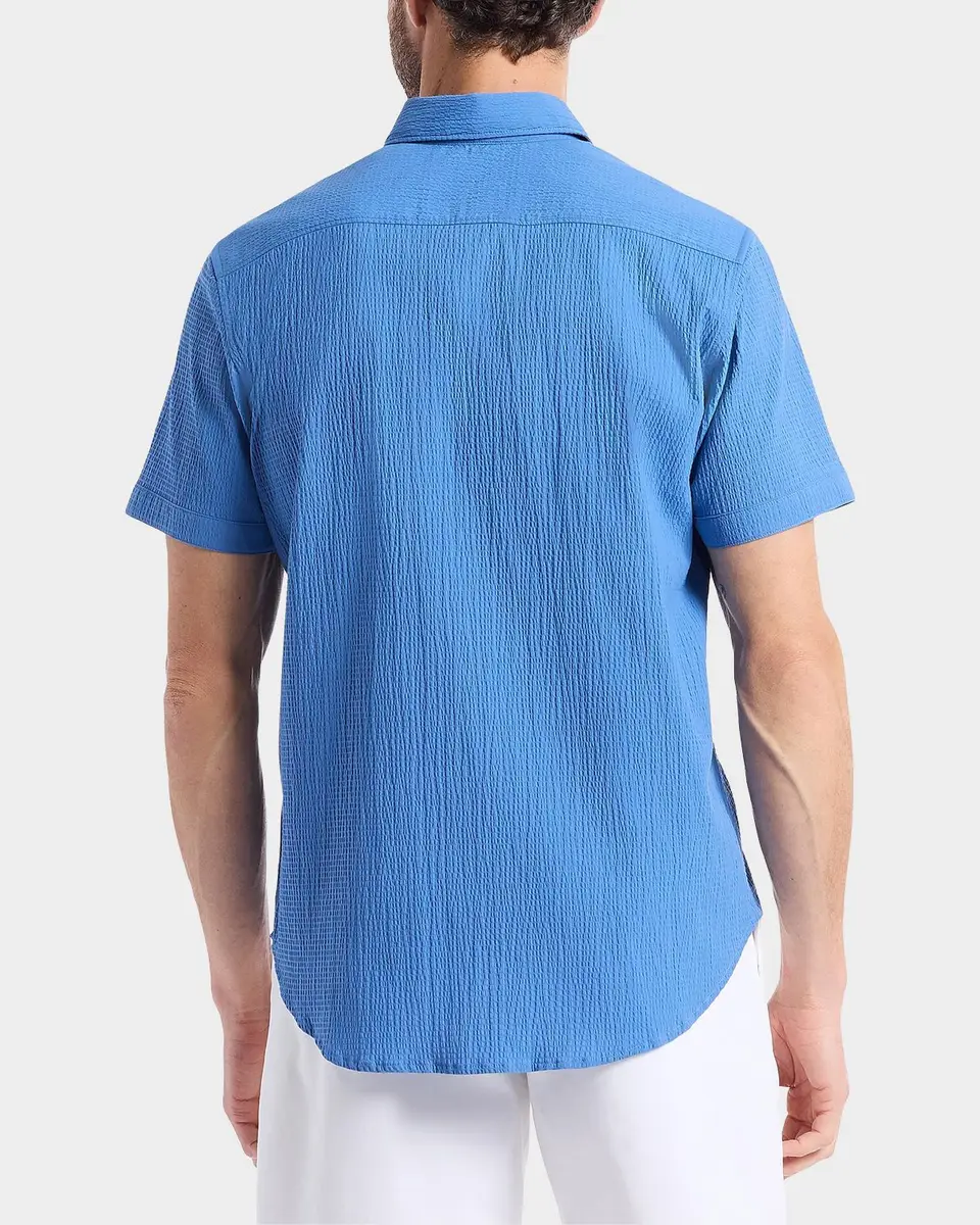 Robert Graham Thresher Seersucker Short-Sleeve Shirt | Thumbnail 3