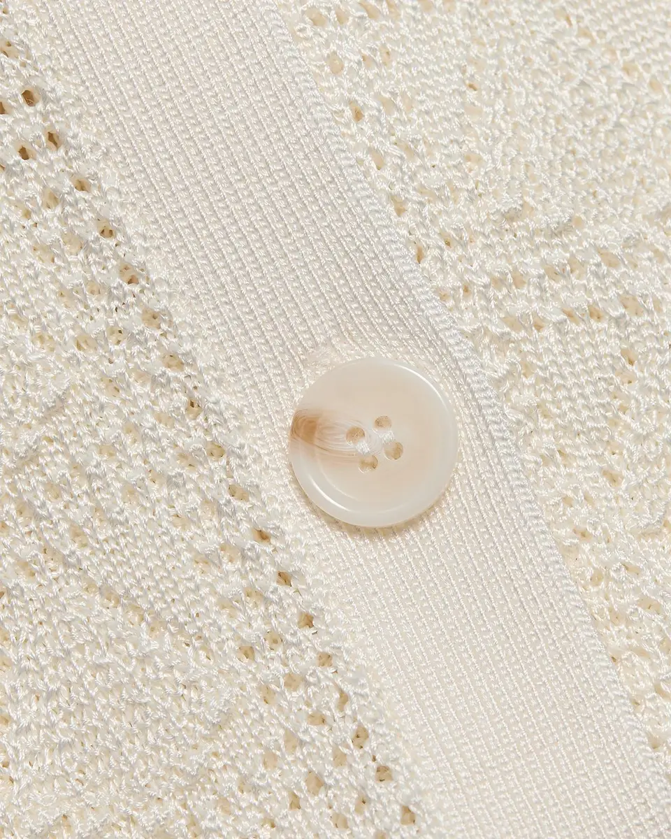 Loulou de Saison Siani Lace Knit Button-Front Top | Thumbnail 6 Loulou de Saison Siani Lace Knit Button-Front Top | Thumbnail 6