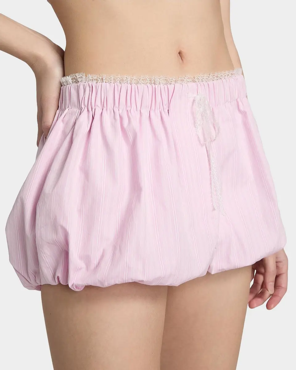 LoveShackFancy Sparrow Lace-Trimmed Striped Cotton Shorts | Thumbnail 5 LoveShackFancy Sparrow Lace-Trimmed Striped Cotton Shorts | Thumbnail 5