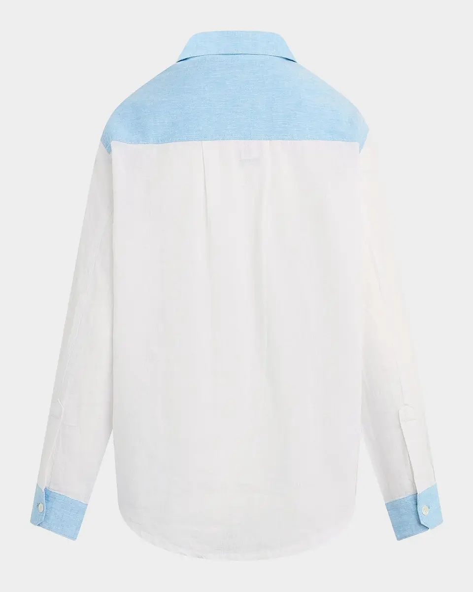 Hudson Oversized Linen Button-Front Shirt | Thumbnail 6 Hudson Oversized Linen Button-Front Shirt | Thumbnail 6