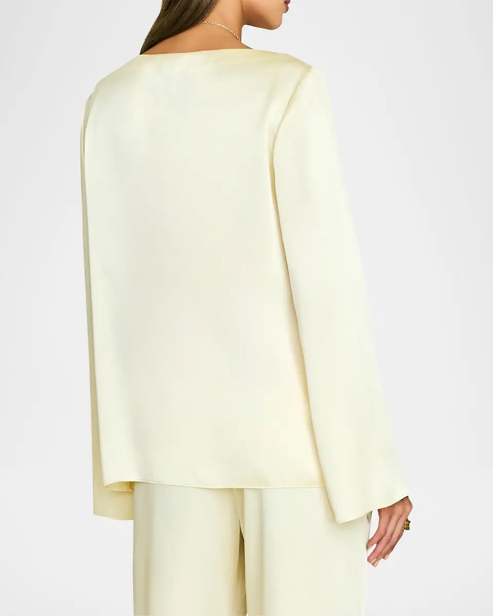 SEROYA Blaine Satin Blouse | Thumbnail 3 SEROYA Blaine Satin Blouse | Thumbnail 3