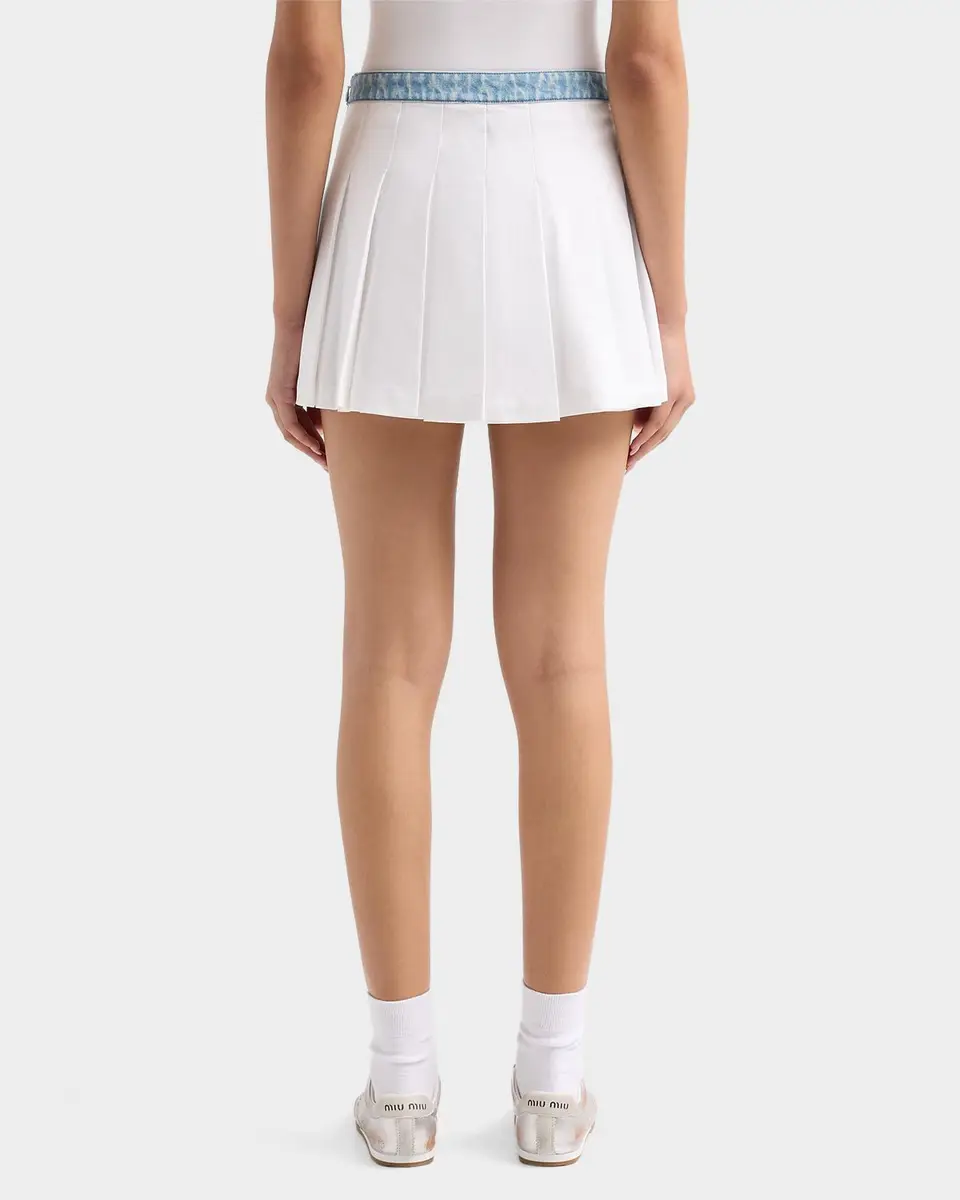 SEROYA Kelsie Pleated Mini Skirt | Thumbnail 3