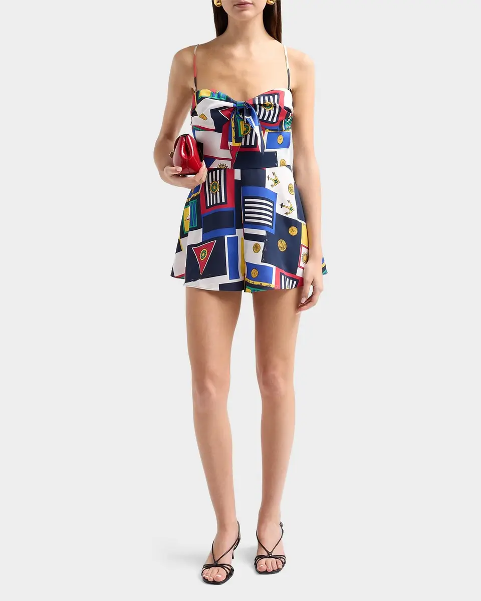 SEROYA Laurell Printed Romper | Thumbnail 2 SEROYA Laurell Printed Romper | Thumbnail 2