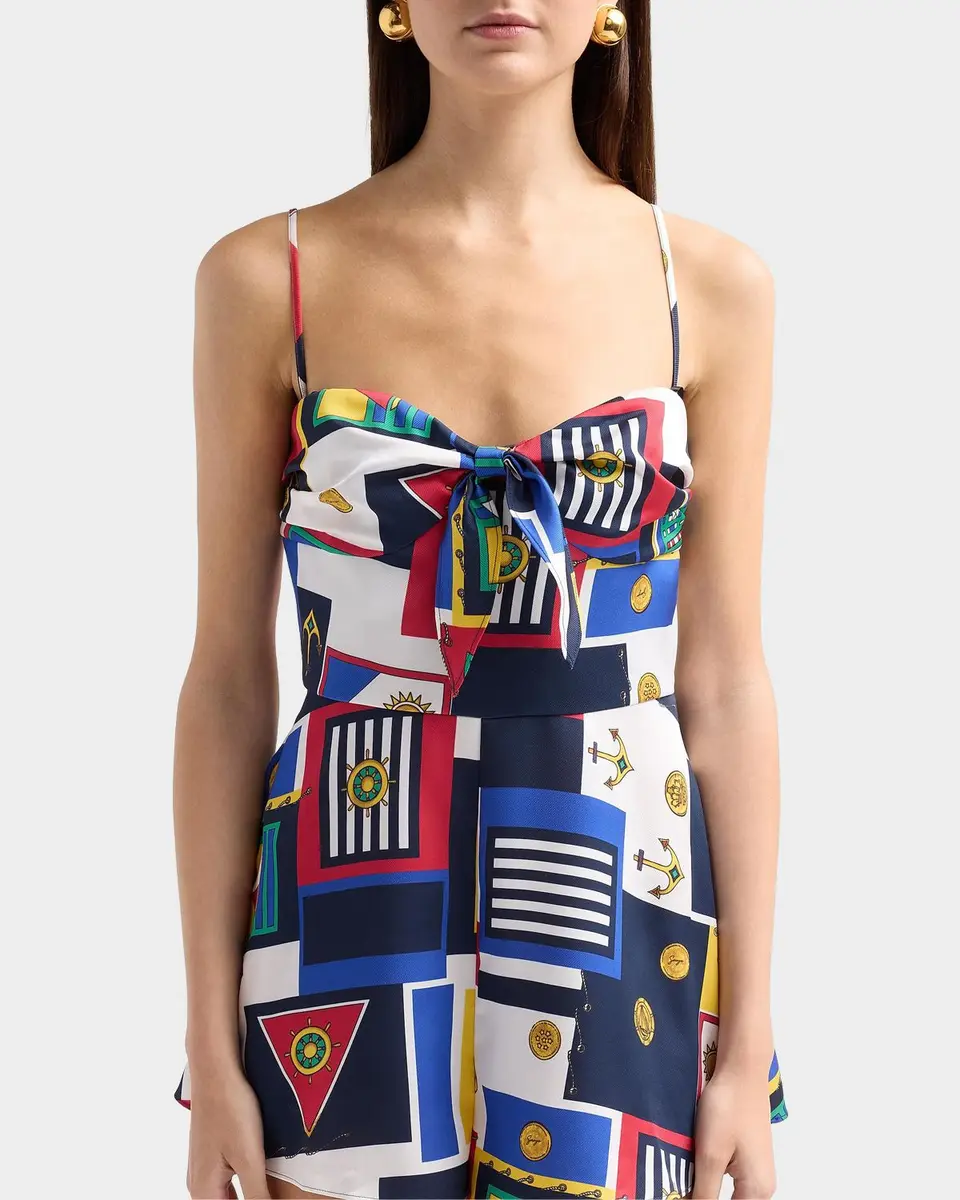 SEROYA Laurell Printed Romper | Thumbnail 3 SEROYA Laurell Printed Romper | Thumbnail 3