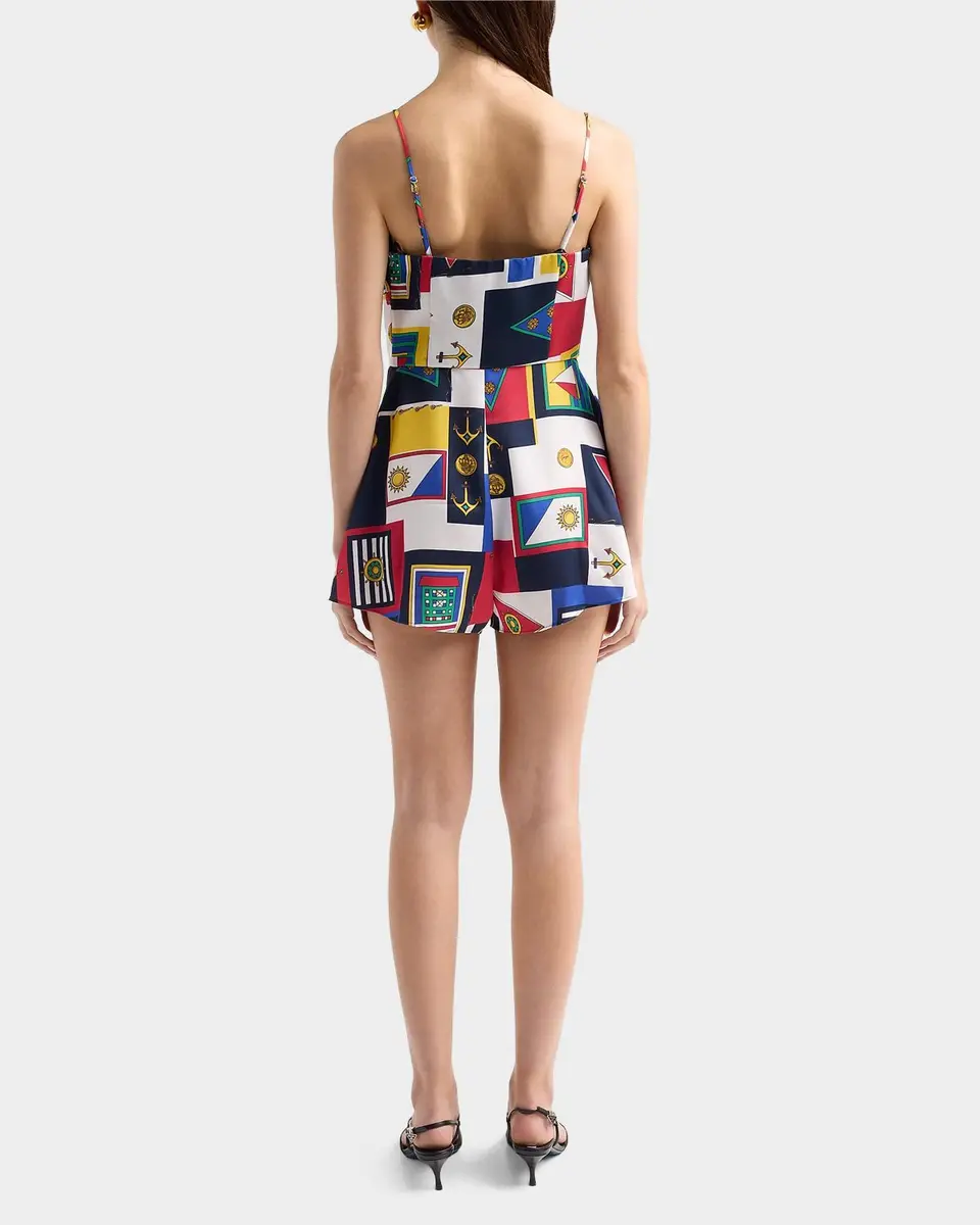 SEROYA Laurell Printed Romper | Thumbnail 4 SEROYA Laurell Printed Romper | Thumbnail 4
