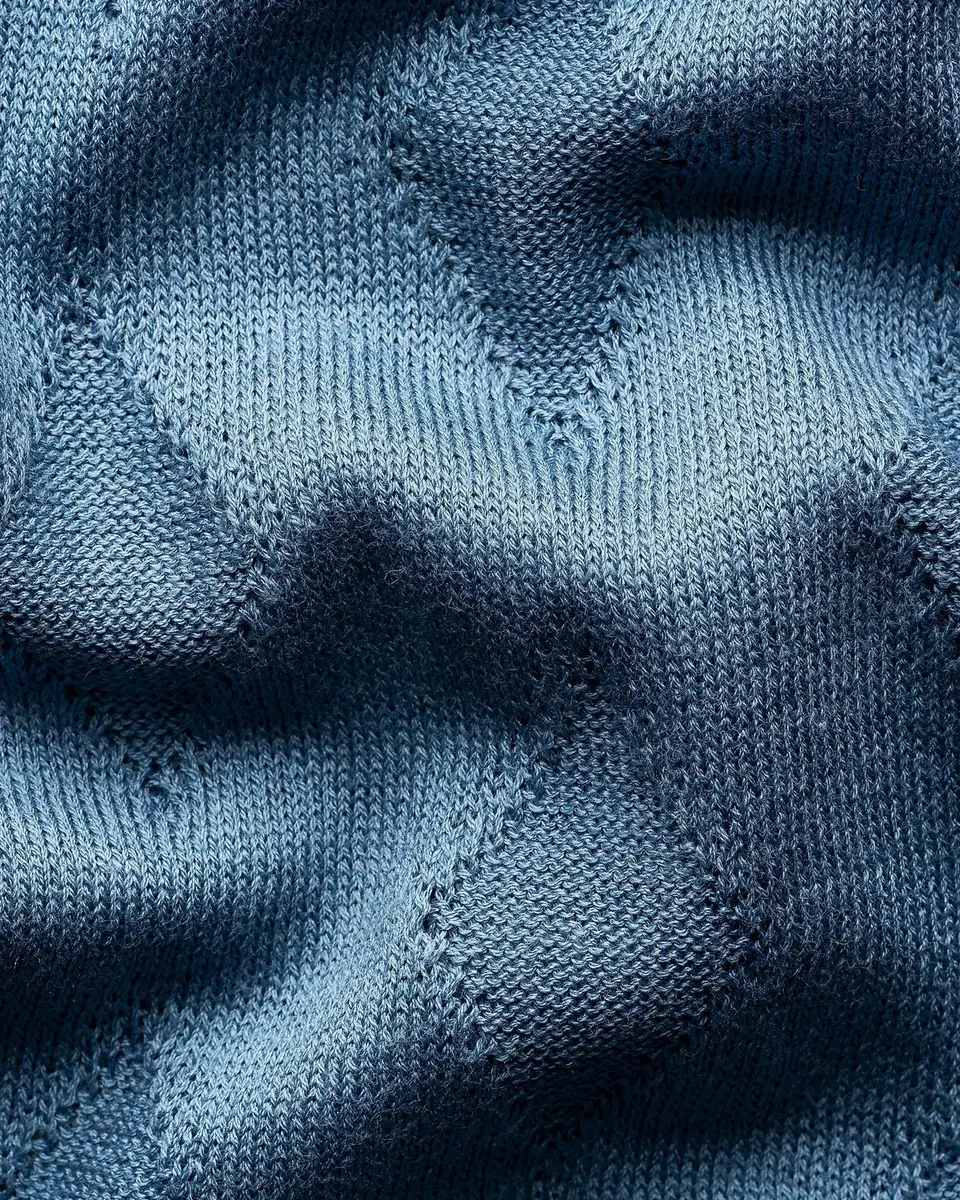 Eton Men's Knitted Cotton-Silk Polo Sweater | Thumbnail 5