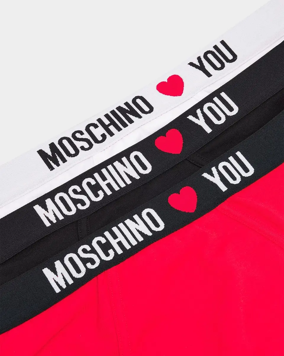 MOSCHINO Men's My Valentine Stretch-Jersey Variety Brief 3-Pack | Thumbnail 2 MOSCHINO Men's My Valentine Stretch-Jersey Variety Brief 3-Pack | Thumbnail 2