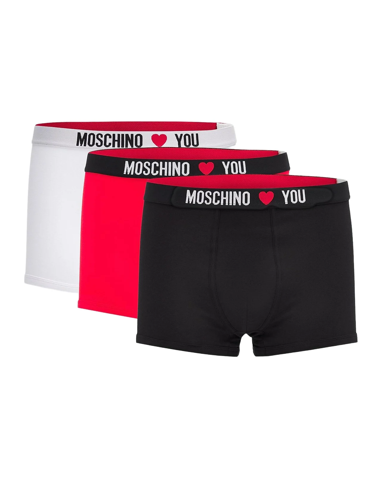Men's My Valentine Stretch-Jersey Variety Boxer Briefs 3-Pack Men's My Valentine Stretch-Jersey Variety Boxer Briefs 3-Pack