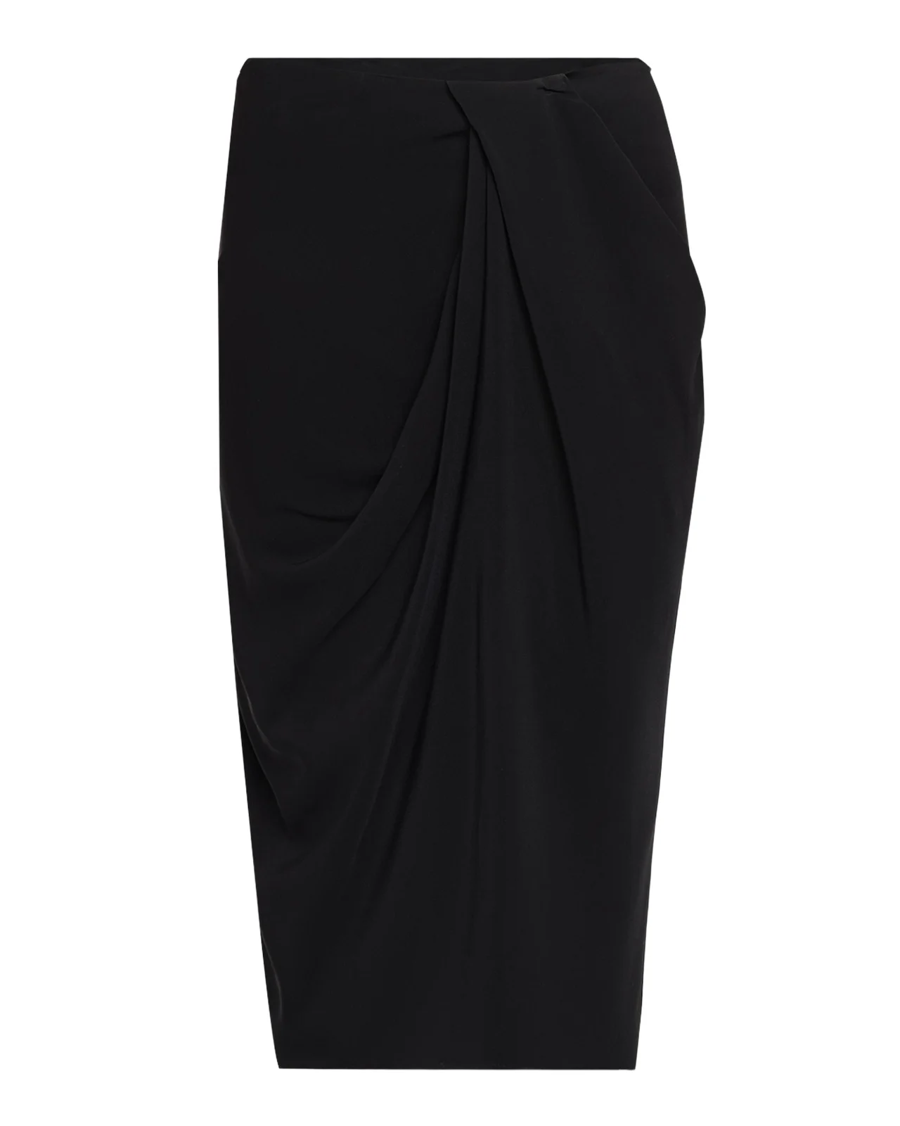 Draped Pencil Skirt