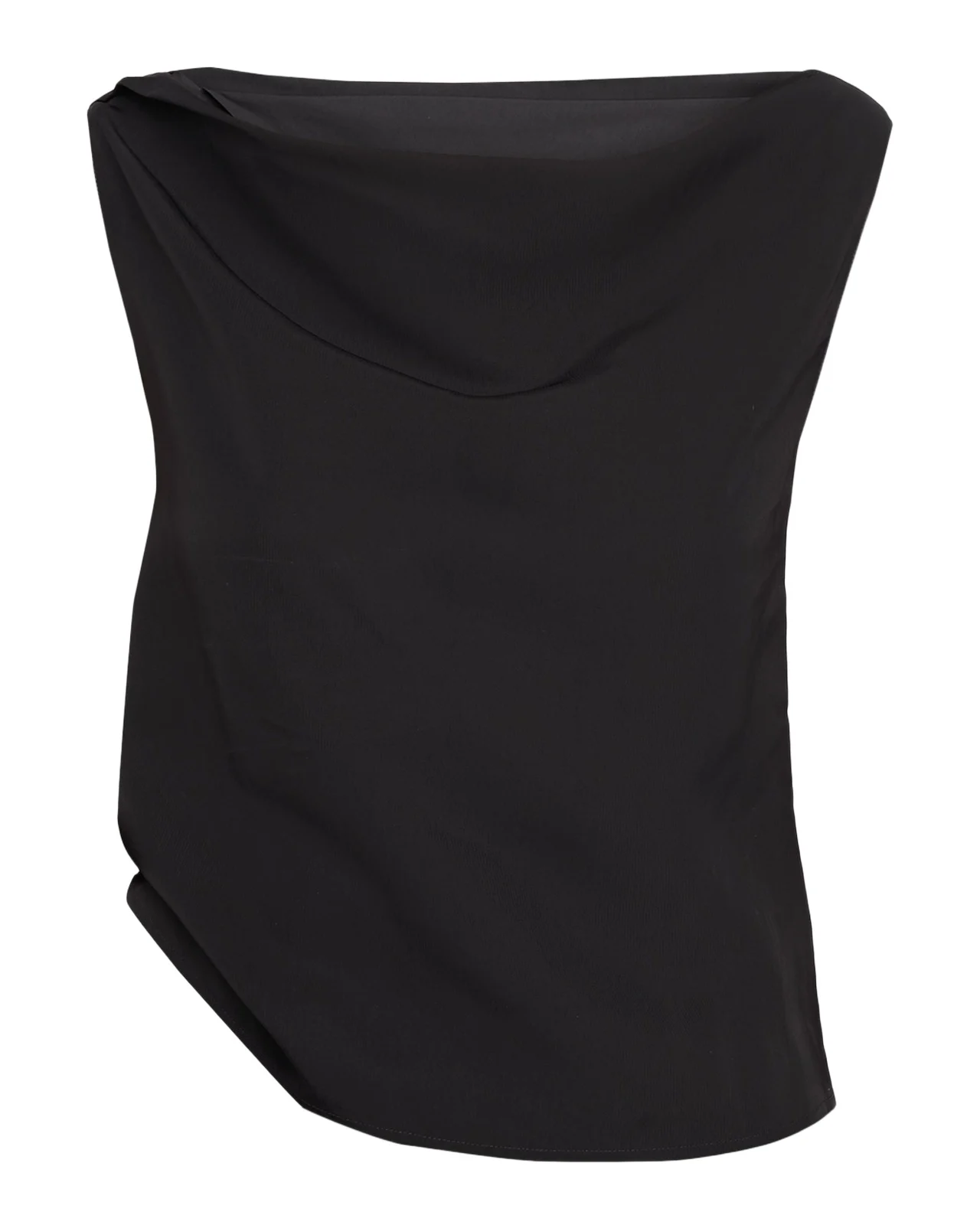 Sleeveless Draped-Back Top Sleeveless Draped-Back Top