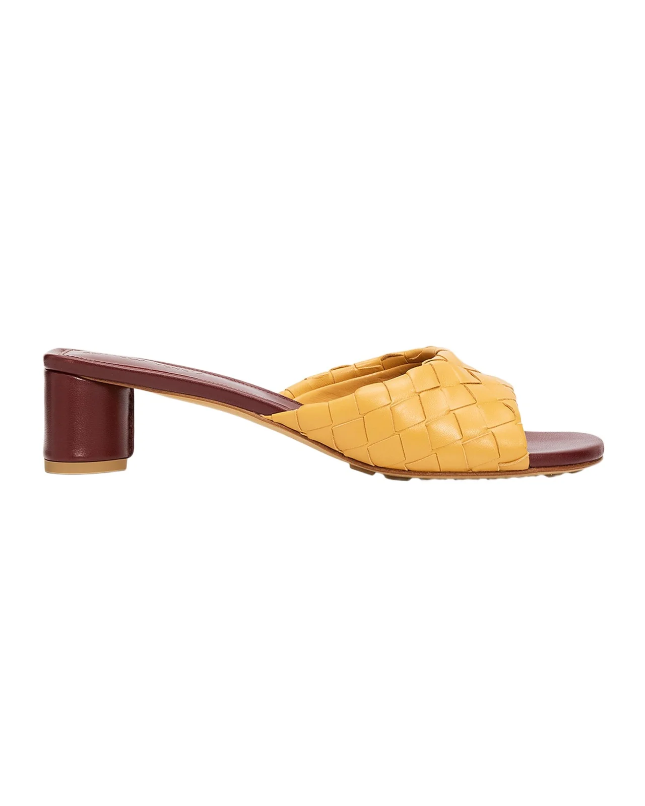 Bottega Veneta Livia 40MM Leather Mules