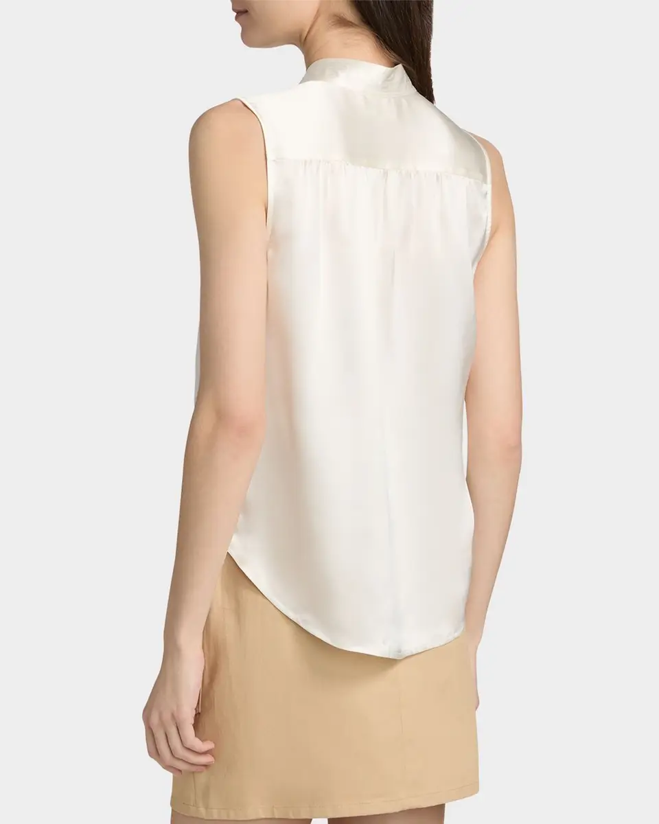L'Agence Phoebe Silk Sleeveless Blouse | Thumbnail 3 L'Agence Phoebe Silk Sleeveless Blouse | Thumbnail 3