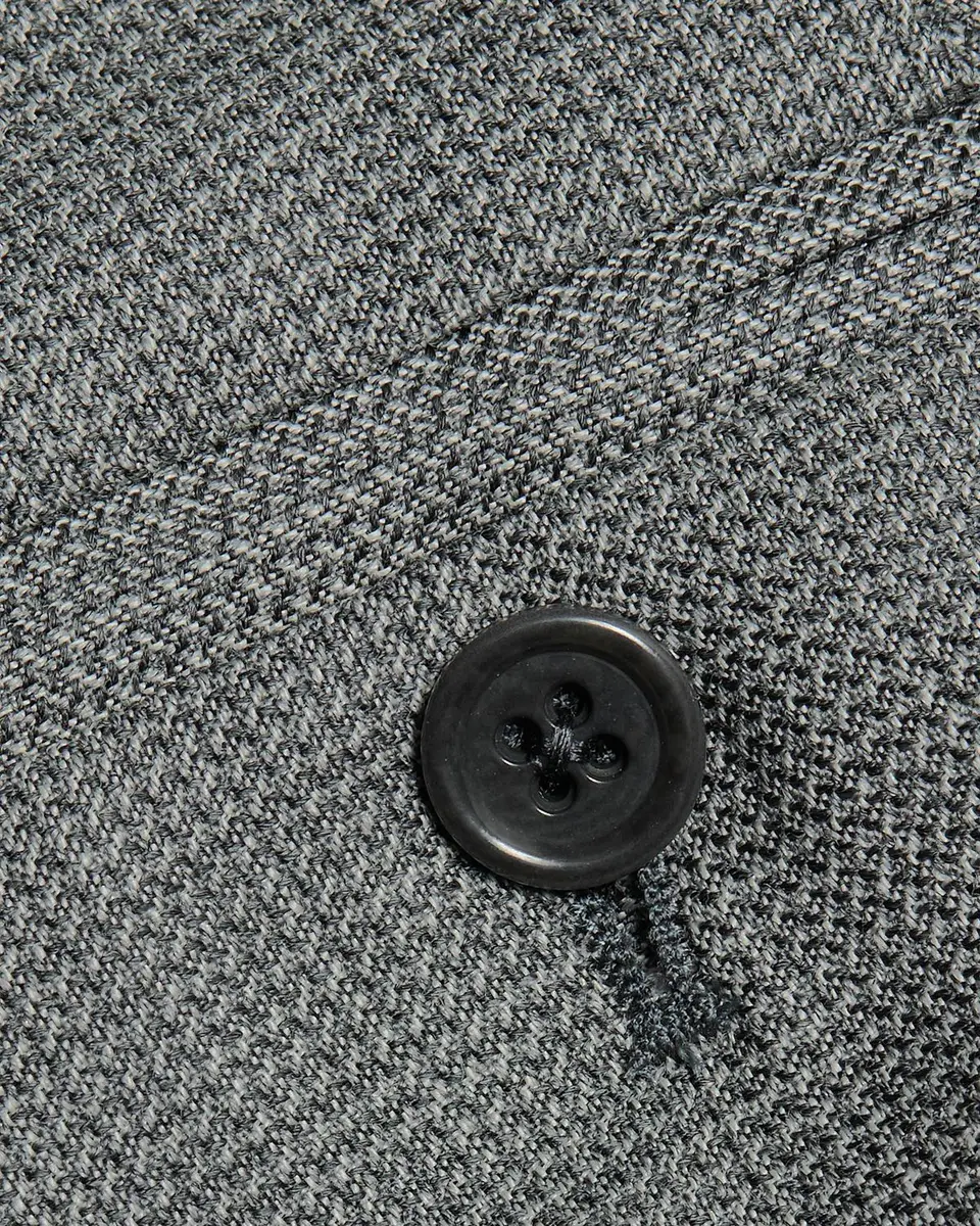 Emporio Armani Men's Textured Virgin Wool Trousers | Thumbnail 6