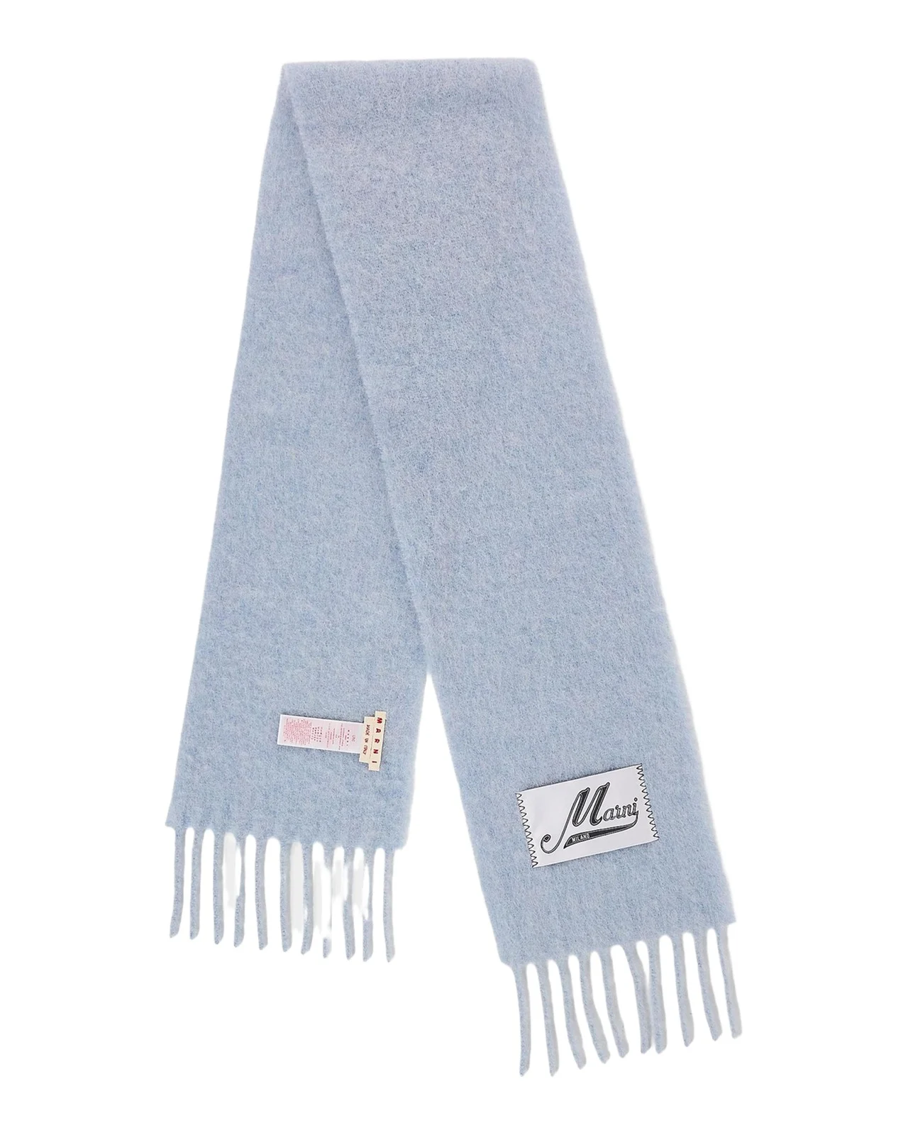 Marni Men's Alpaca Fringe-Trimmed Scarf