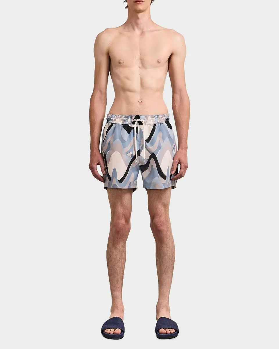 Frescobol Carioca Men's Rio Printed Swim Shorts | Thumbnail 2 Frescobol Carioca Men's Rio Printed Swim Shorts | Thumbnail 2