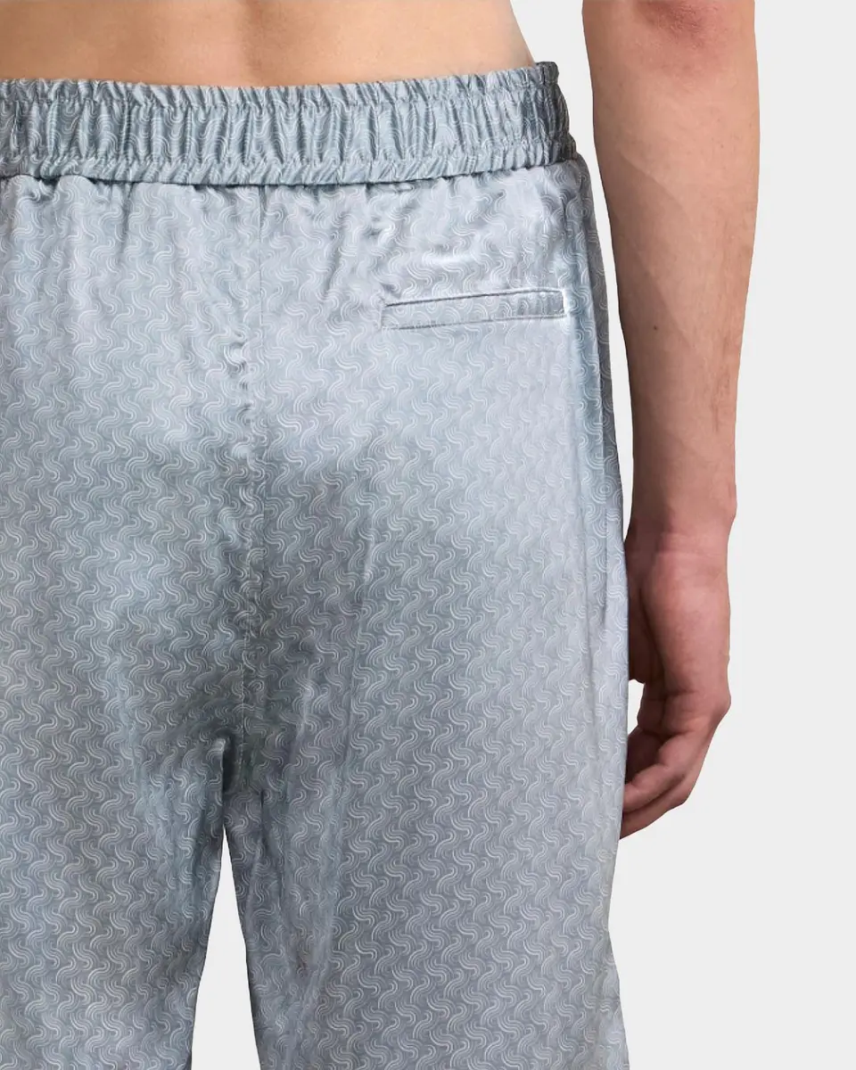 Frescobol Carioca Men's Palma Printed Stretch Silk Shorts | Thumbnail 3 Frescobol Carioca Men's Palma Printed Stretch Silk Shorts | Thumbnail 3