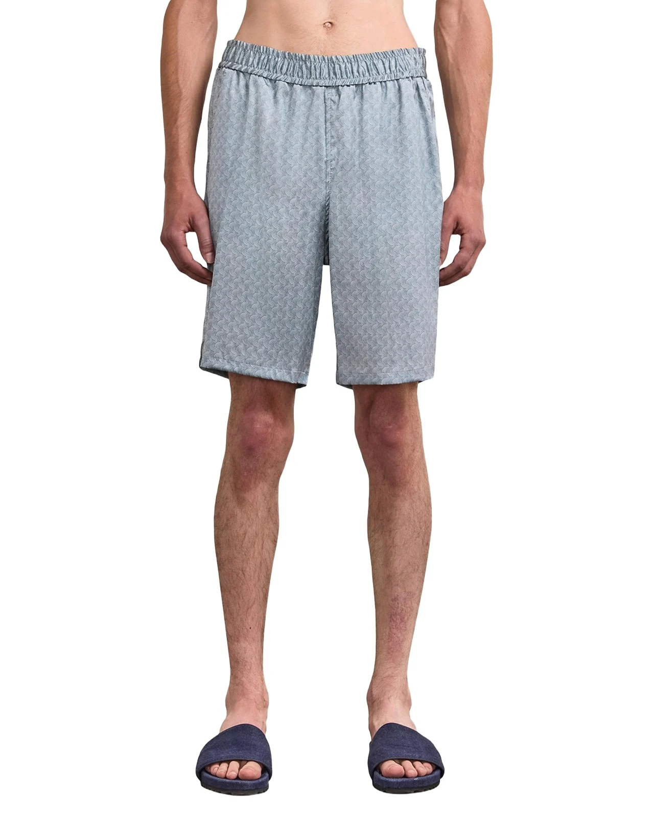 Men's Palma Printed Stretch Silk Shorts Men's Palma Printed Stretch Silk Shorts