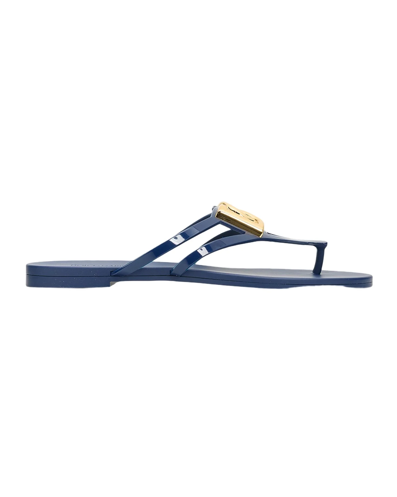Dolce & Gabbana DG Jelly Flat Thong Sandals