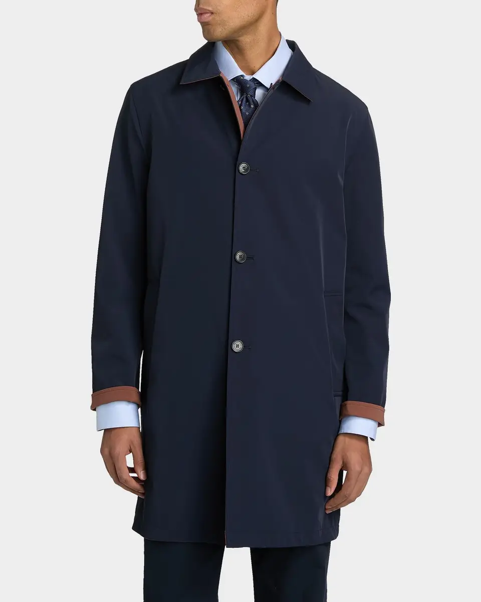 Sartorio Men's Ben Reversible Single-Breasted Coat | Thumbnail 4 Sartorio Men's Ben Reversible Single-Breasted Coat | Thumbnail 4
