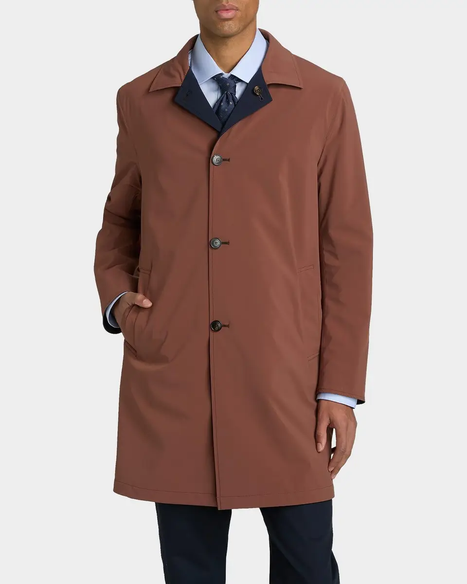 Sartorio Men's Ben Reversible Single-Breasted Coat | Thumbnail 5 Sartorio Men's Ben Reversible Single-Breasted Coat | Thumbnail 5