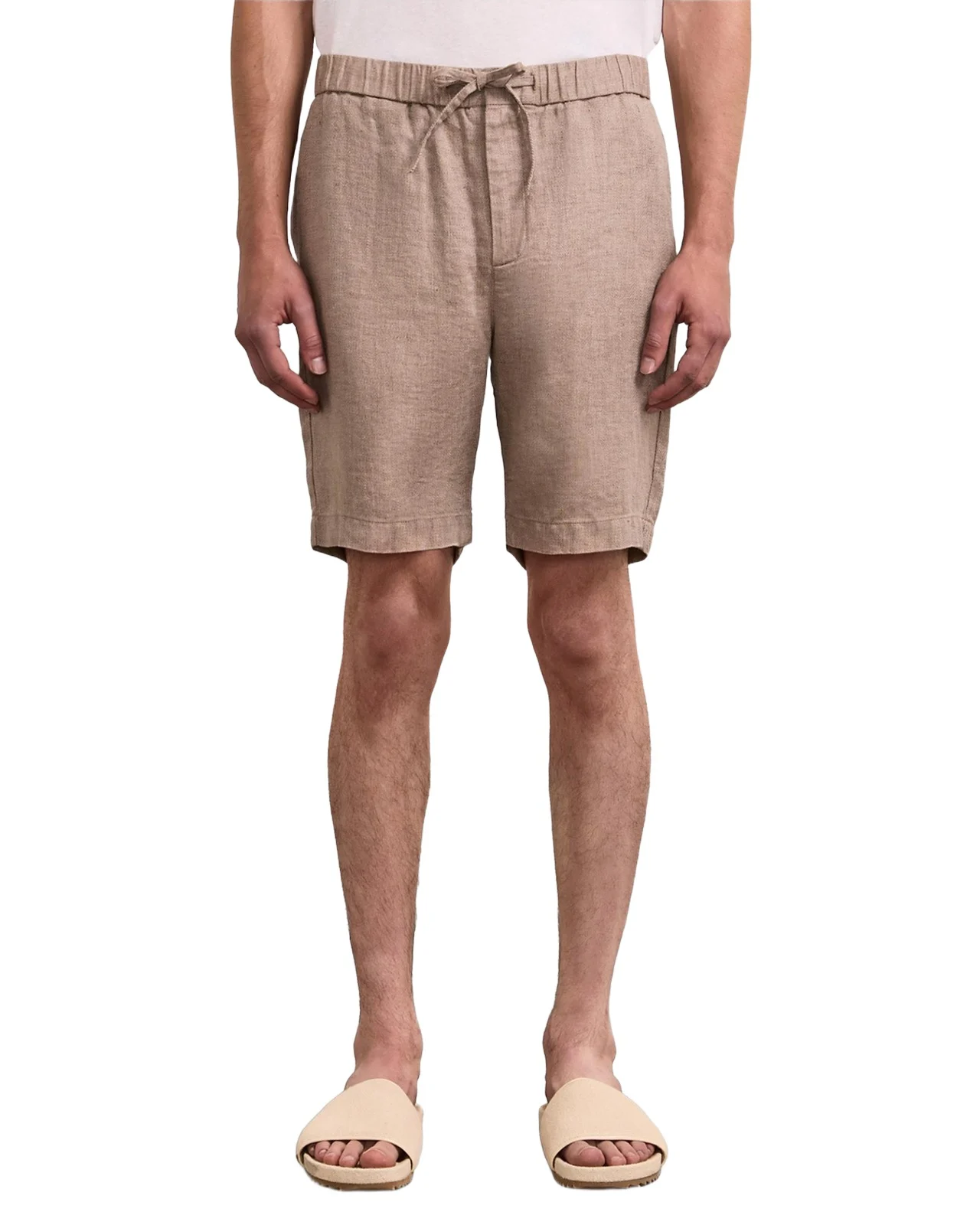 Men's Felipe Linen-Cotton Drawstring Shorts Men's Felipe Linen-Cotton Drawstring Shorts