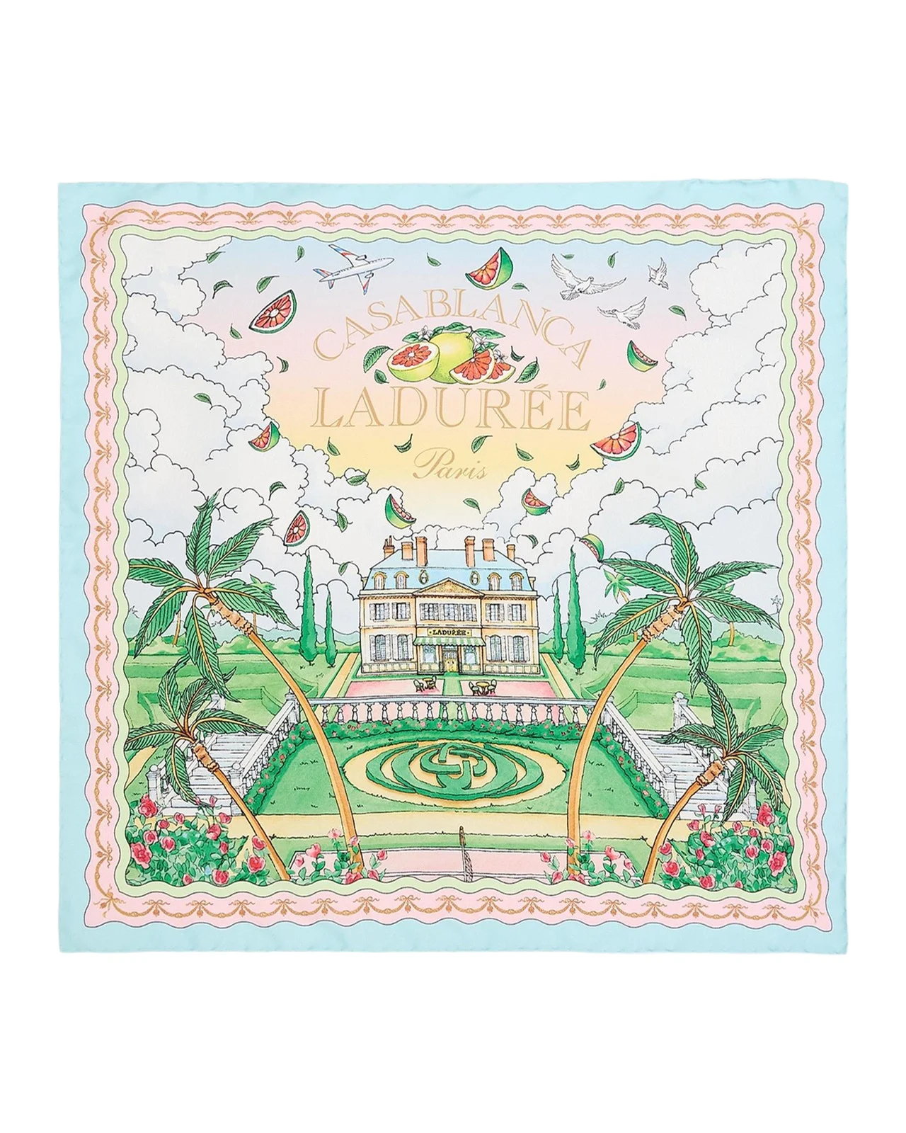 Men's Medium Silk Scarf